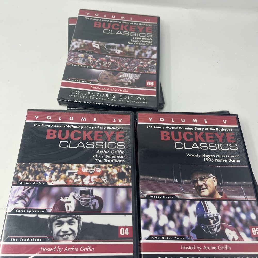 Ohio State Buckeye Classics: Volumes 1-6 DVD Lot Collectors Edition New - Picture 5 of 7